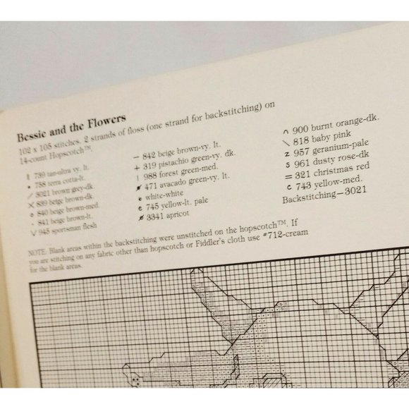 Hickory Hollow's Cows Cross Stitch Leaflet Farm Co - Picture 7 of 9